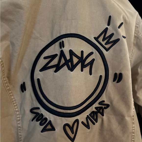 NWT $398 Zadig & Voltaire Kid Cotton Good Vibes Jacket Large - Picture 2 of 16